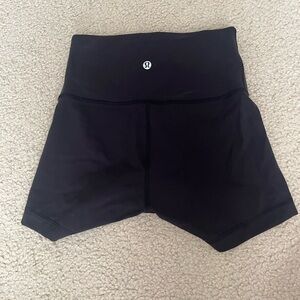 Lululemon Align Black High Rise Shorts 3"